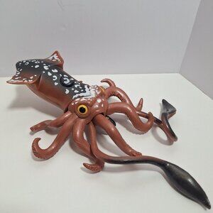 Chap Mei Giant Squid Kraken Deep Sea Brown Black White Spots Toys R Us Works